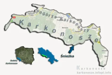 Mapa Karkonoszy